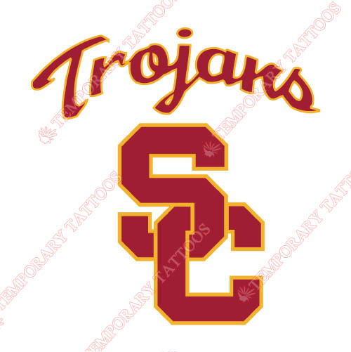 Southern California Trojans Customize Temporary Tattoos Stickers NO.6259